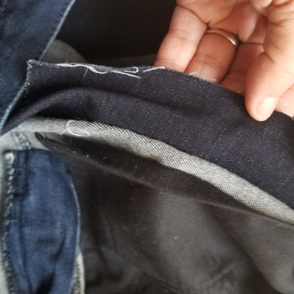 Sz 14 Ashley Stewart Indigo Distressed Jean - Picture 2 of 13